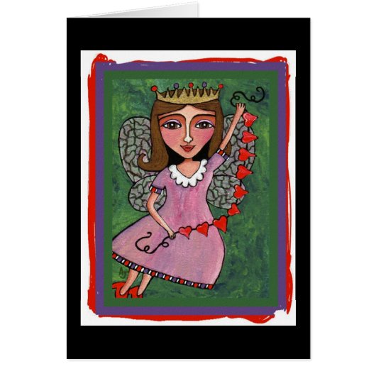 Queen of Hearts Fairy - all-occasion cards (Front)