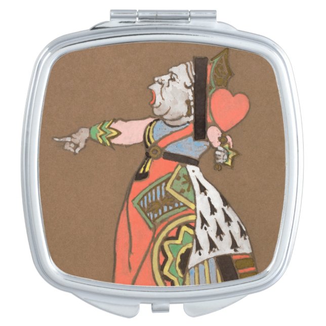 Queen of Hearts from Alice in Wonderland Compact Mirror (Front)