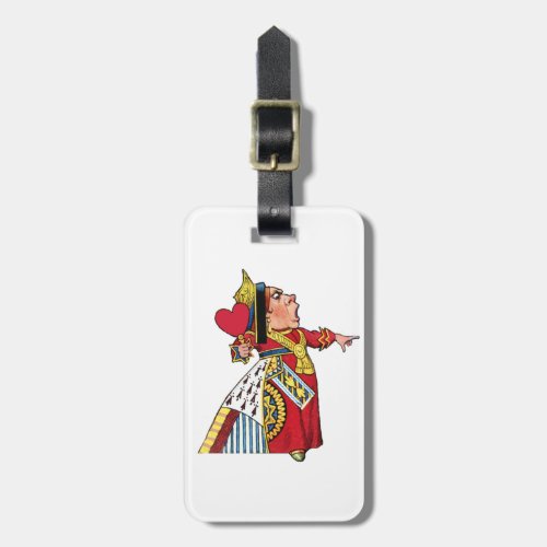 Queen of Hearts from Alice in Wonderland Luggage Tag