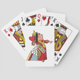 Queen of Hearts from Alice in Wonderland Poker Cards