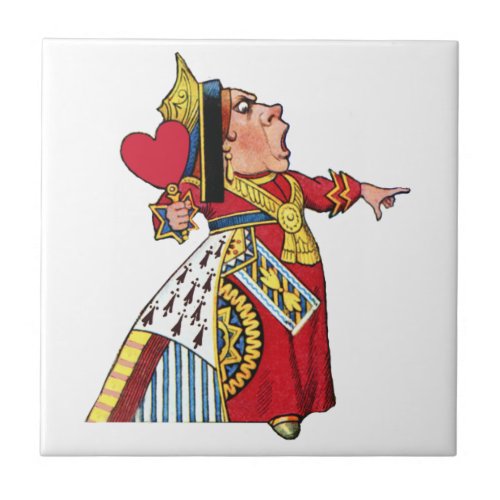 Queen of Hearts from Alice in Wonderland Tile