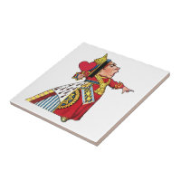 Alice in Wonderland Tile, The Dodo Ceramic Tile, Zazzle