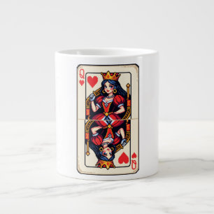 Queen of Hearts Giant Coffee Mug