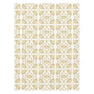 Queen of Hearts gold crown tiara tablecloth