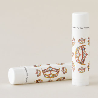Queen of Hearts Gold Crowns Tiaras Lip Balm