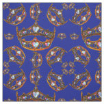 Queen of Hearts Gold Crowns Tiaras on iris fabric