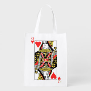Queen of Hearts Grocery Bag
