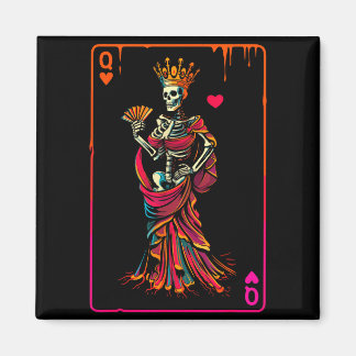 Queen Of Hearts Halloween Costume Valentines Card Magnet