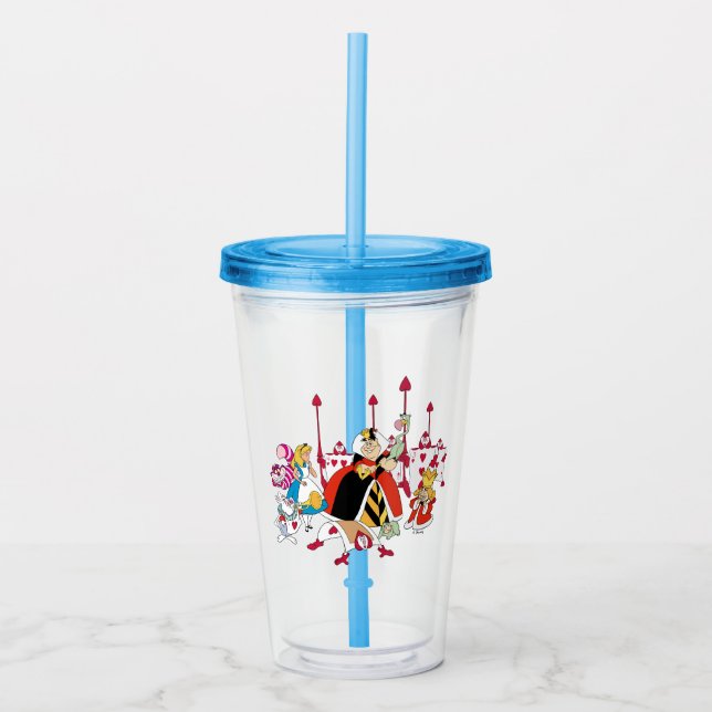 Queen of Hearts | Holding Court Acrylic Tumbler (Front)