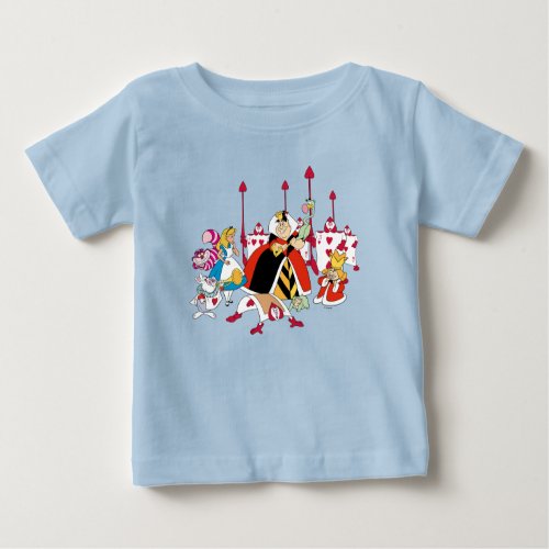Queen of Hearts  Holding Court Baby T_Shirt