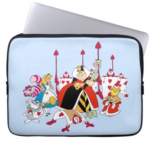 Queen of Hearts  Holding Court Laptop Sleeve