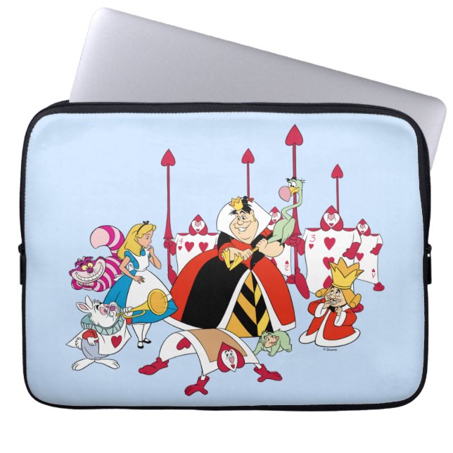 Queen of Hearts | Holding Court Laptop Sleeve (Front)