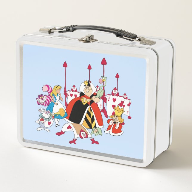 Queen of Hearts | Holding Court Metal Lunch Box (Front)