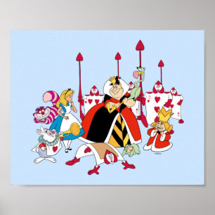 Queen of Hearts Holding Court Poster