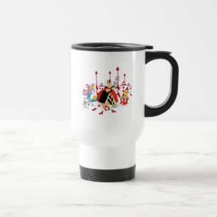 Queen of Hearts Holding Court Travel Mug