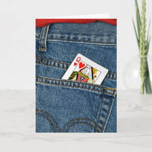 Queen of Hearts Holiday Card