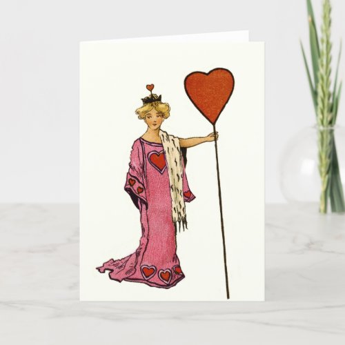 Queen of Hearts Holiday Card