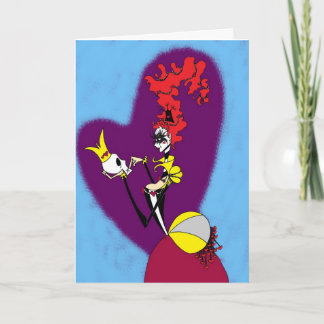 Queen of Hearts "I Love Your Skull" Valentine Holiday Card