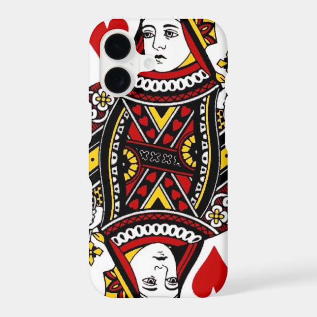 Queen of Hearts Iphone Case (Back)