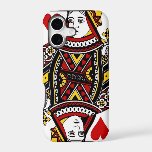 Queen of Hearts Iphone Case (Back)