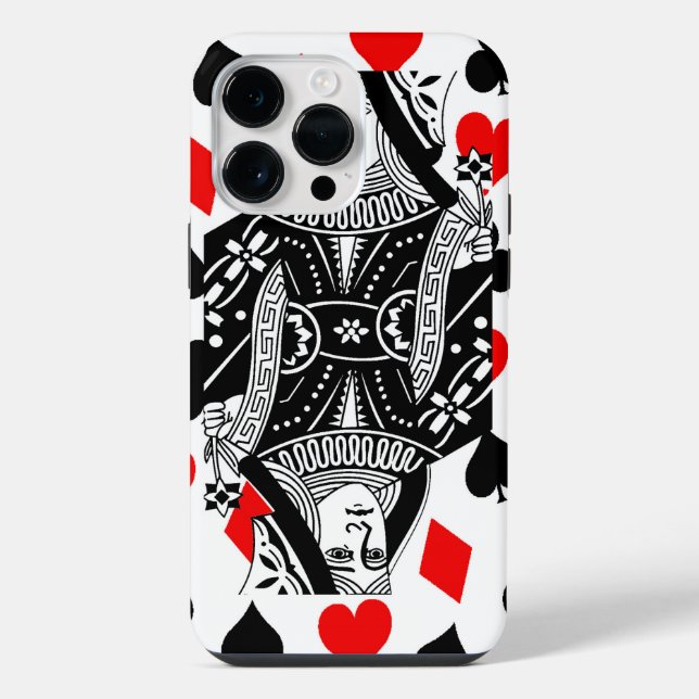 Queen Of Hearts Iphone Case (Back)