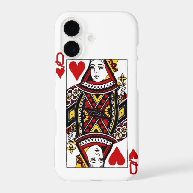 Queen of Hearts Iphone Case (Back)