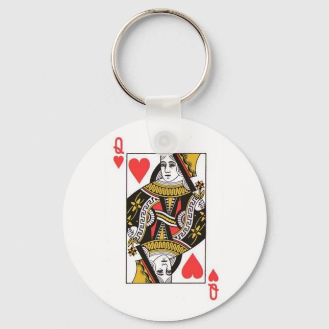 Queen of Hearts Keychain (Front)