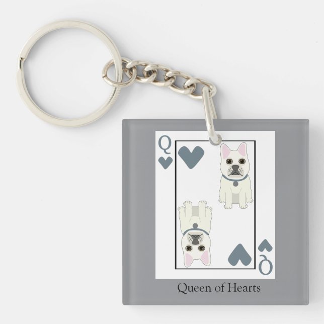 Queen of Hearts Keychain (Front)