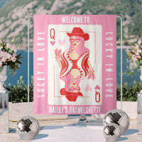 Queen Of hearts Las Vegas Bachelorette Banner