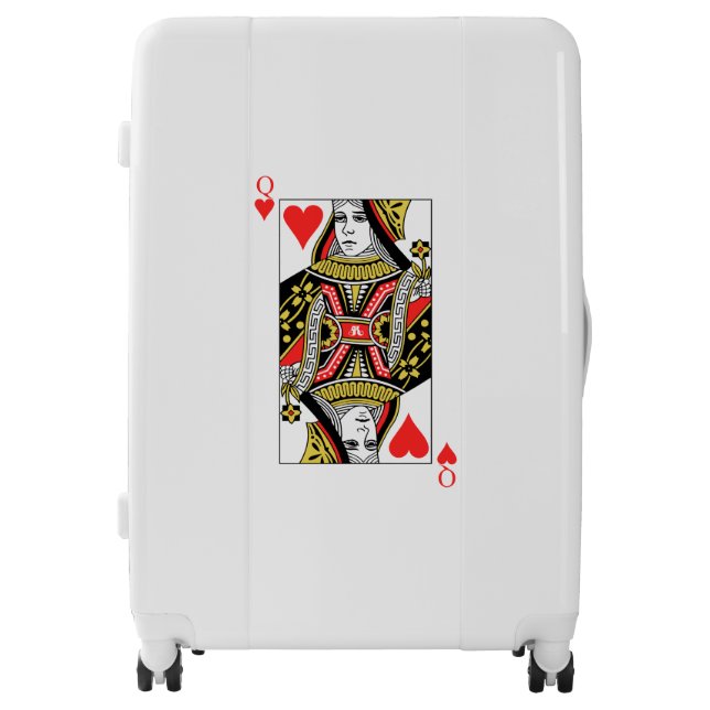 Queen of Hearts Luggage (Front)