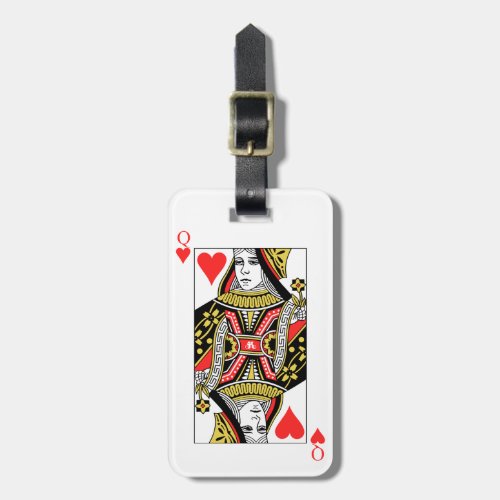Queen of Hearts Luggage Tag