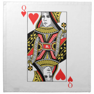 Queen of Hearts Napkin
