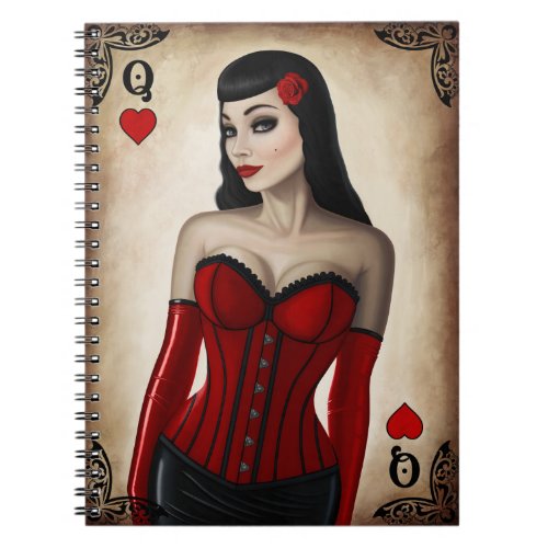 Queen of Hearts Notebook