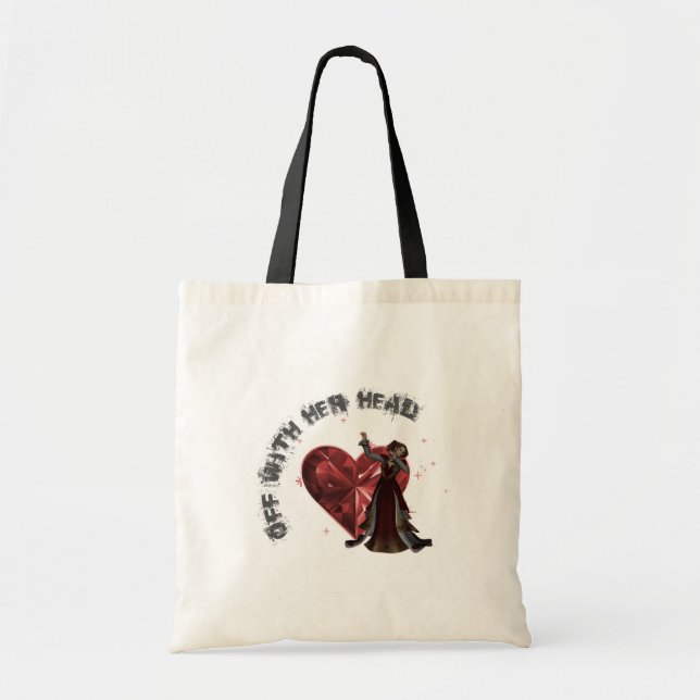Queen Of Hearts - Off With Her Head Tote Bag (Front)