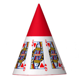 Queen of Hearts party hat