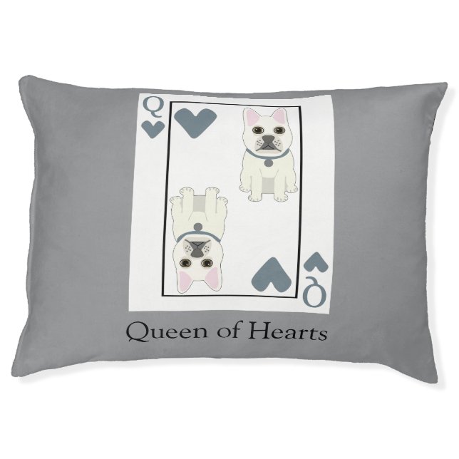 Queen of Hearts Pet Bed (Front)