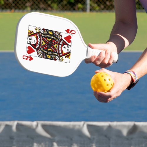 Queen of Hearts Pickleball Paddle