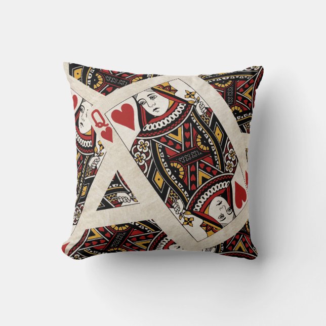 Queen of Hearts pillow (Front)