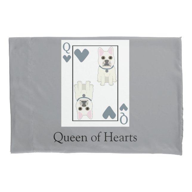 Queen of Hearts Pillow Case (Front)