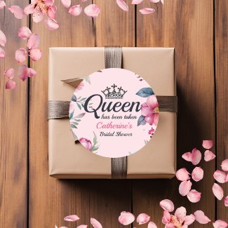 Queen Of Hearts Pink Bridal Shower