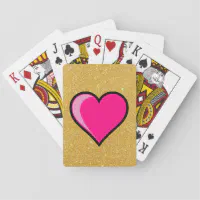 Ladies Queen Of Heart Playing Cards Designer Printed Block