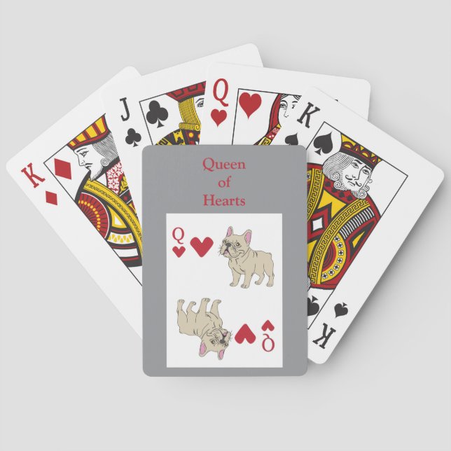 Queen of Hearts Poker Cards (Back)