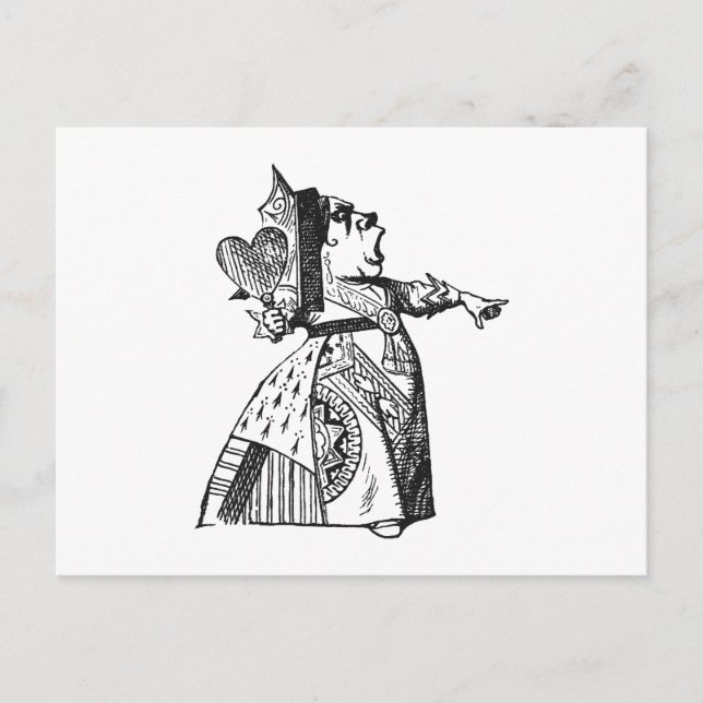 Queen of Hearts Postcard (Front)