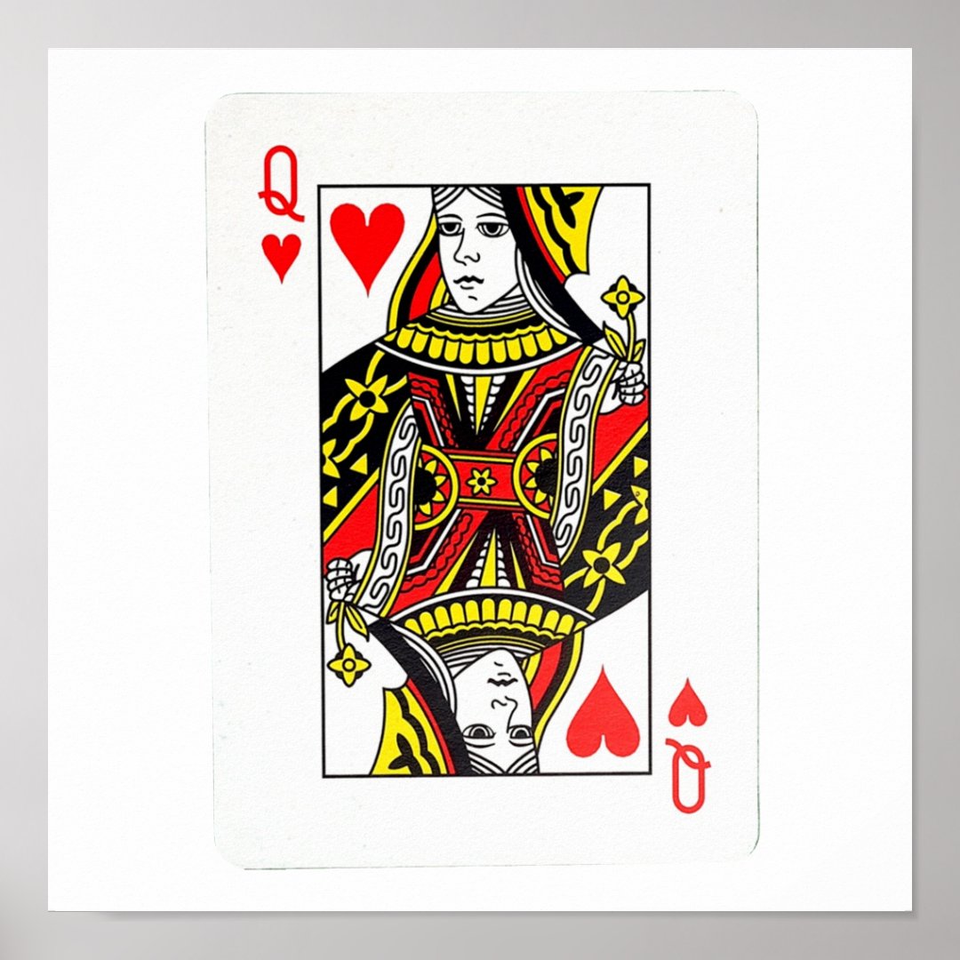 QUEEN OF HEARTS POSTER | Zazzle