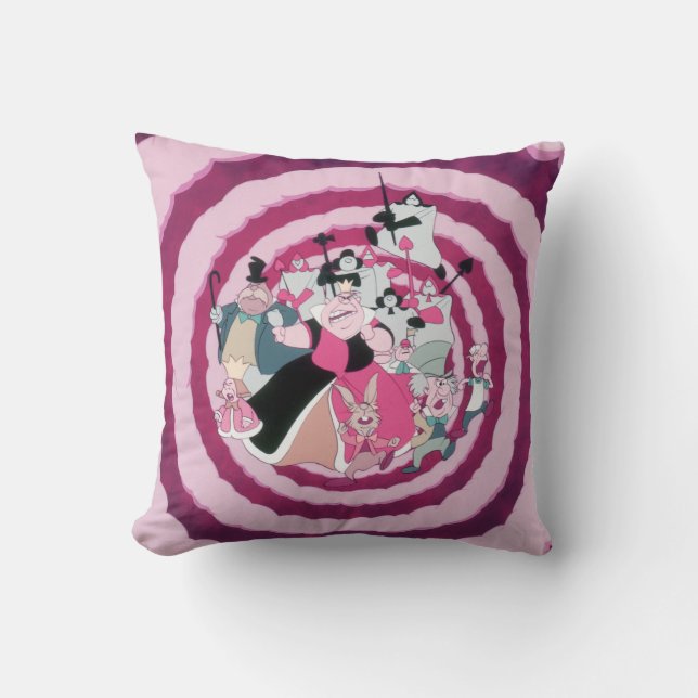 Queen of Hearts | She's the Lead Throw Pillow (Front)