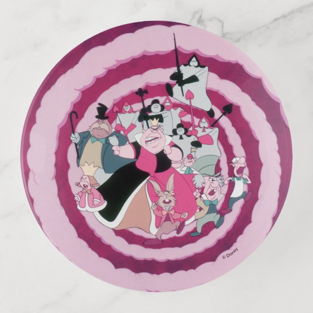 Queen of Hearts | She's the Lead Trinket Tray (Front)