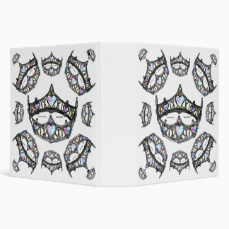 Queen of Hearts Silver Crowns Tiaras white binder