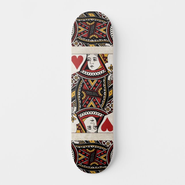 Queen of Hearts Skateboard (Front)