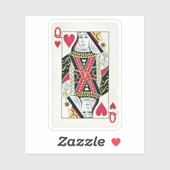 Queen of Hearts Sticker (Sheet)