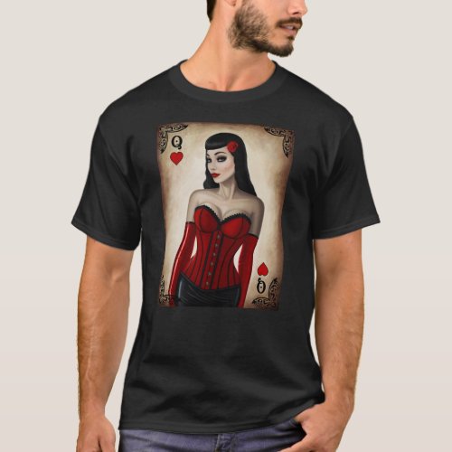 Queen of Hearts T_Shirt